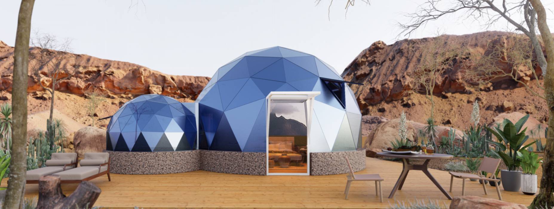 水城县球形智能光伏玻璃星空房